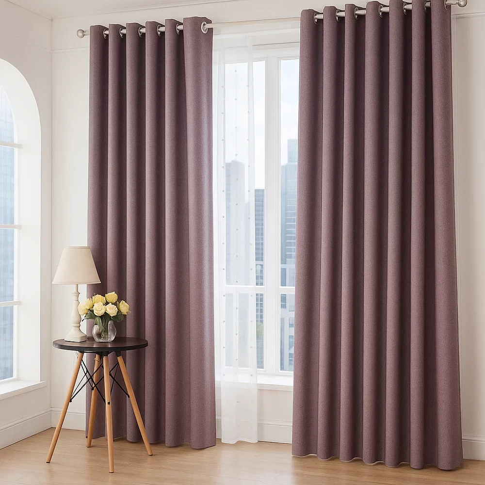 Mauve Curtains [Residential]