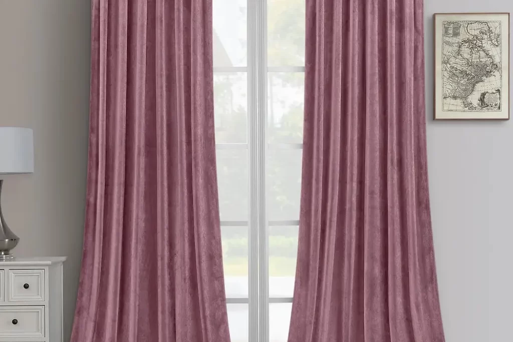 Mauve Curtains