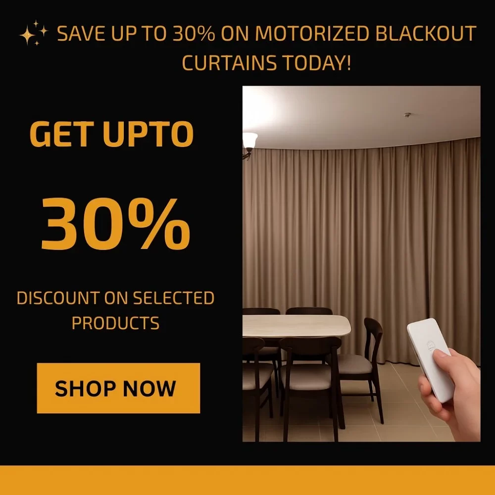 Motorized Blackout Curtains