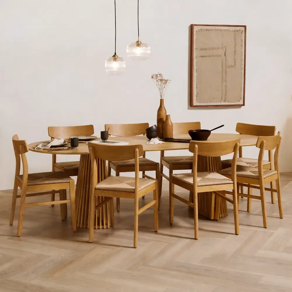 Oak Wood Armchair for Residential