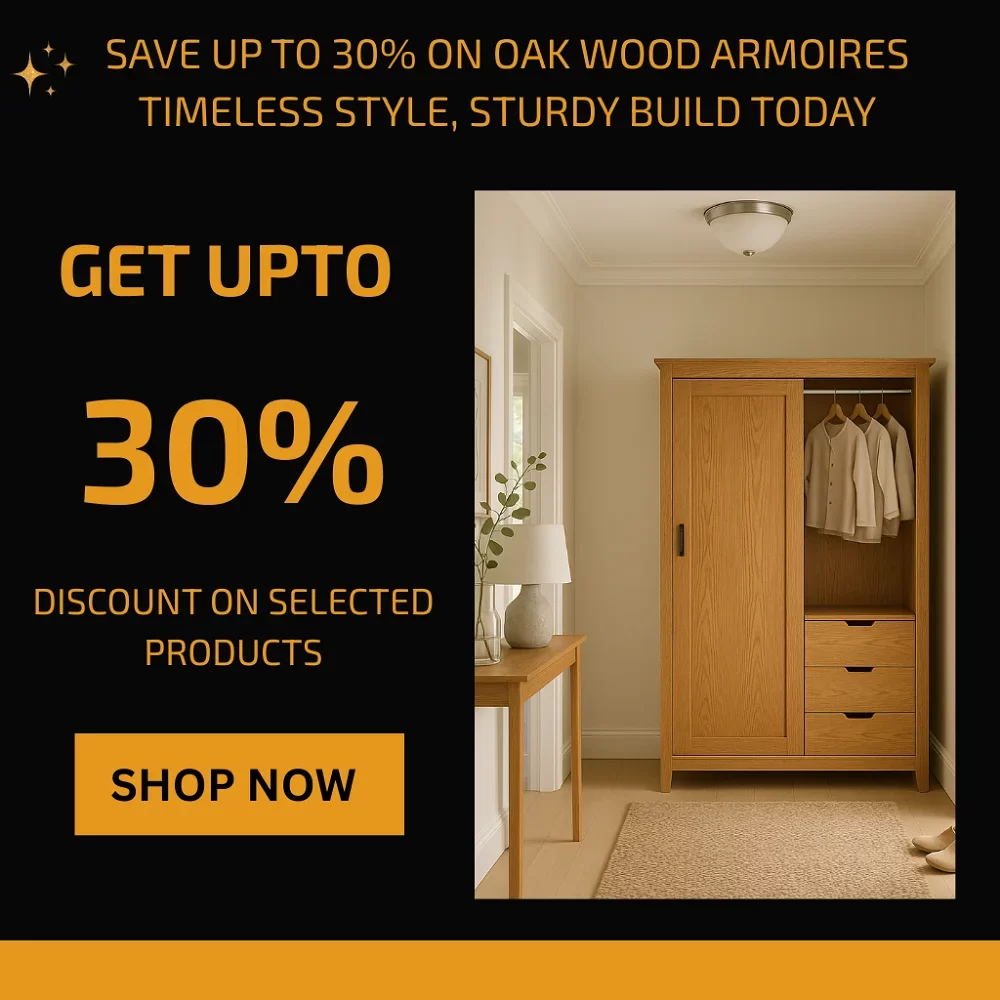 Oak Wood Armoire