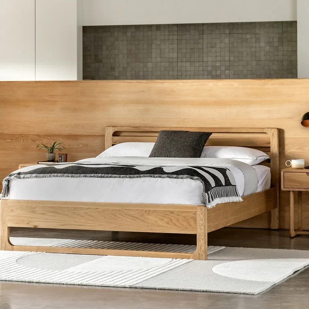 Oak Wood Bed