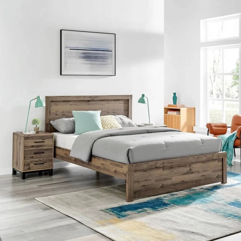 Oak Wood Bed