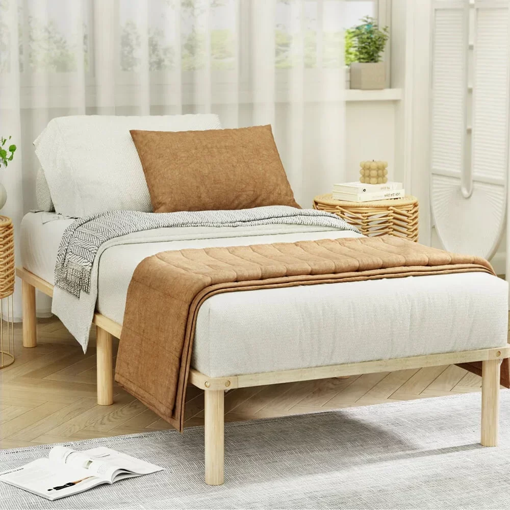 Oak Wood Bed S5