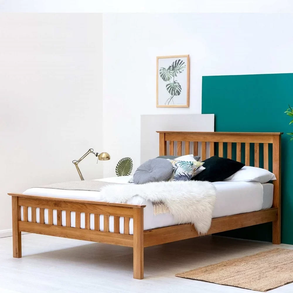 Oak Wood Bed