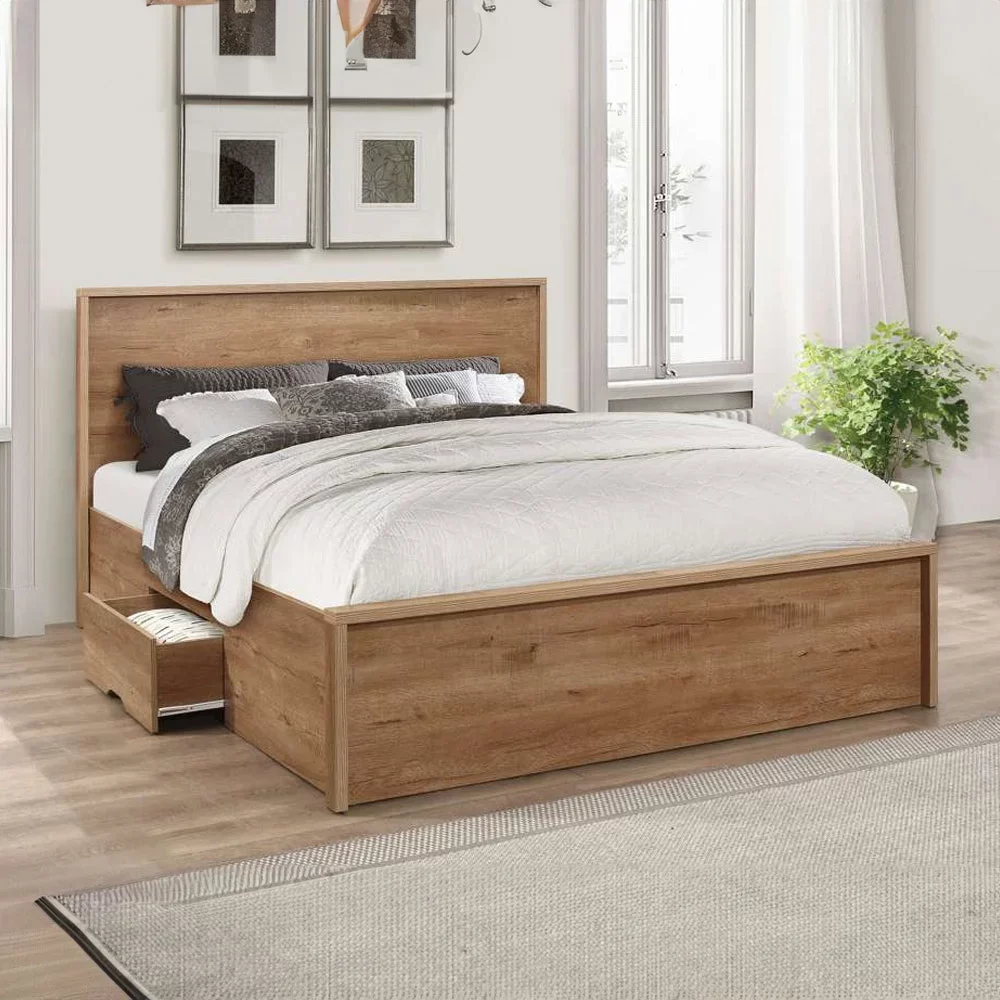 Oak Wood Bed