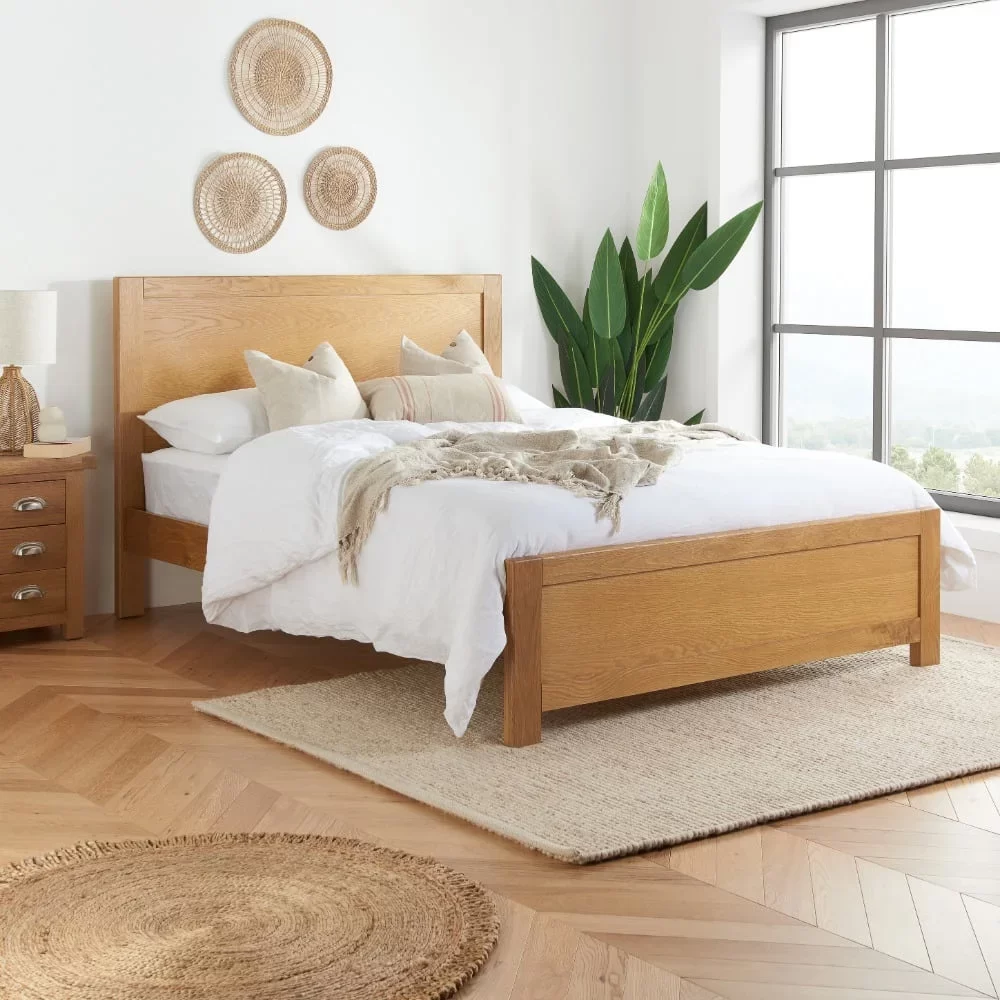 Oak Wood Bed S8