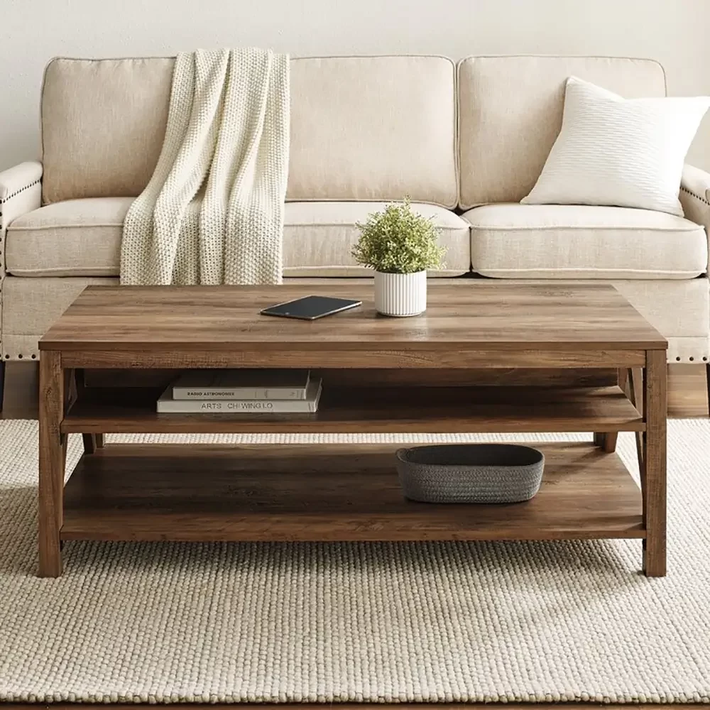 Oak Wood Coffee Table 2