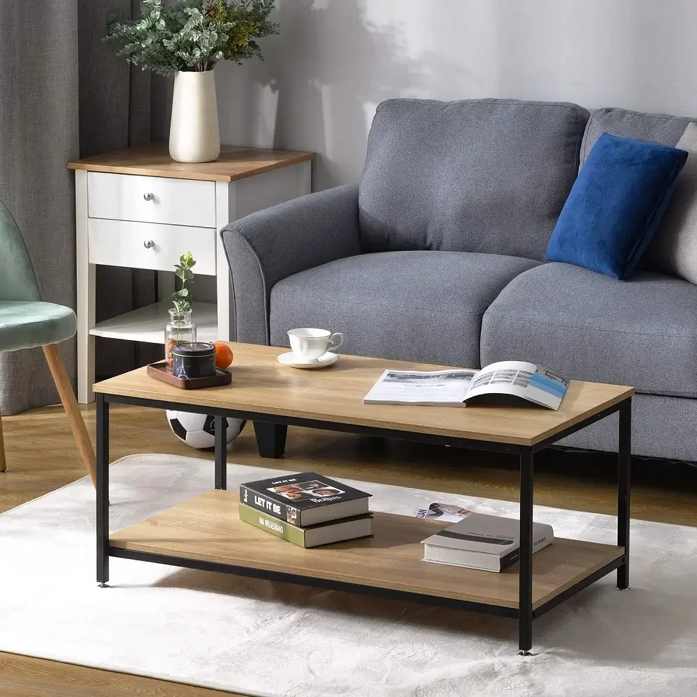 Oak Wood Coffee Table