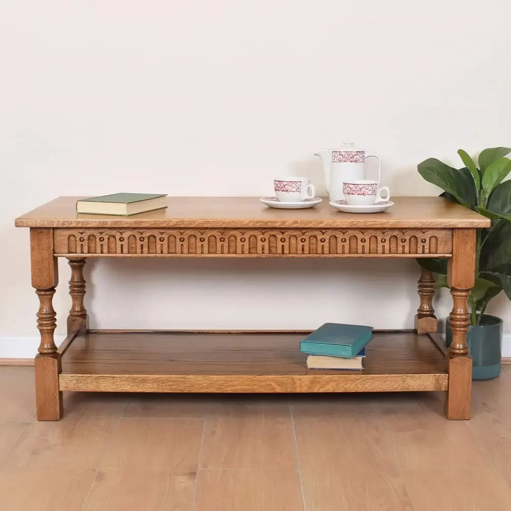 Oak Wood Coffee Table