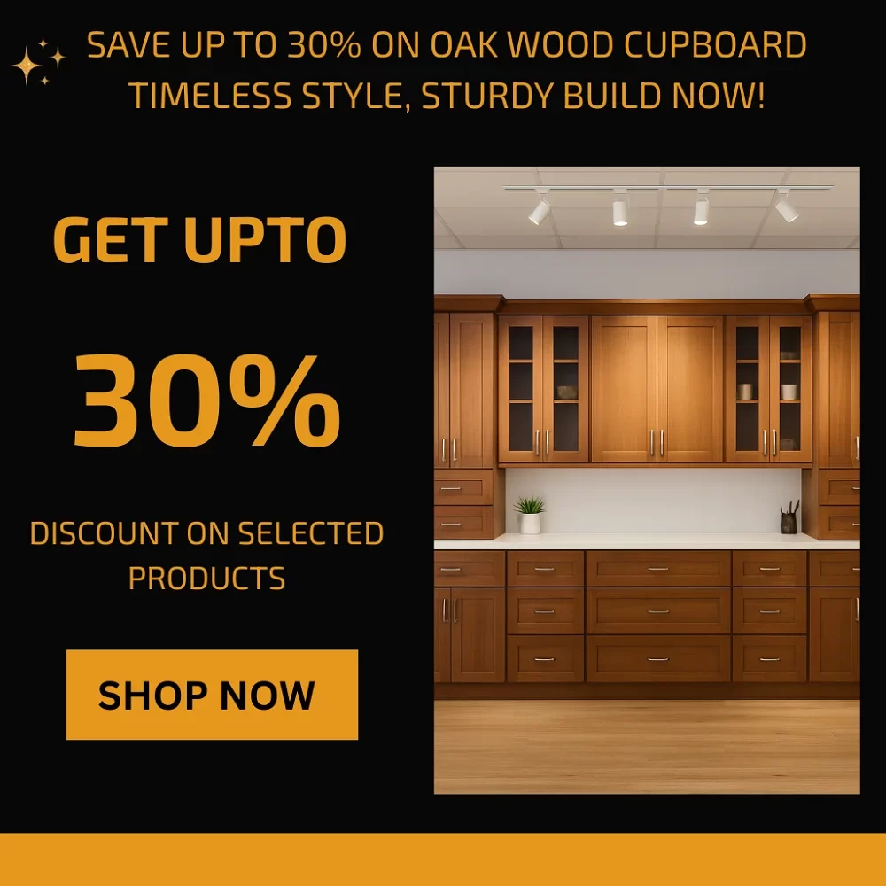 Oak Wood Cupboards