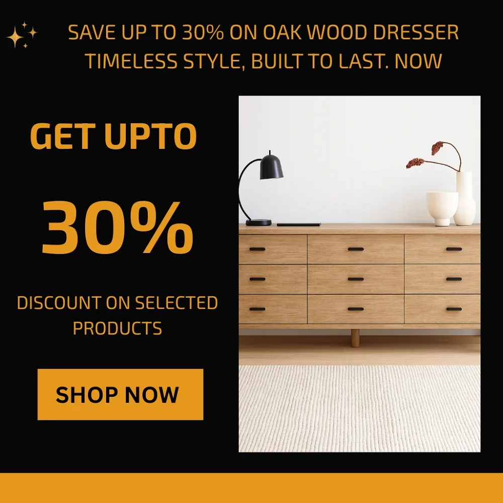 Oak Wood Dresser