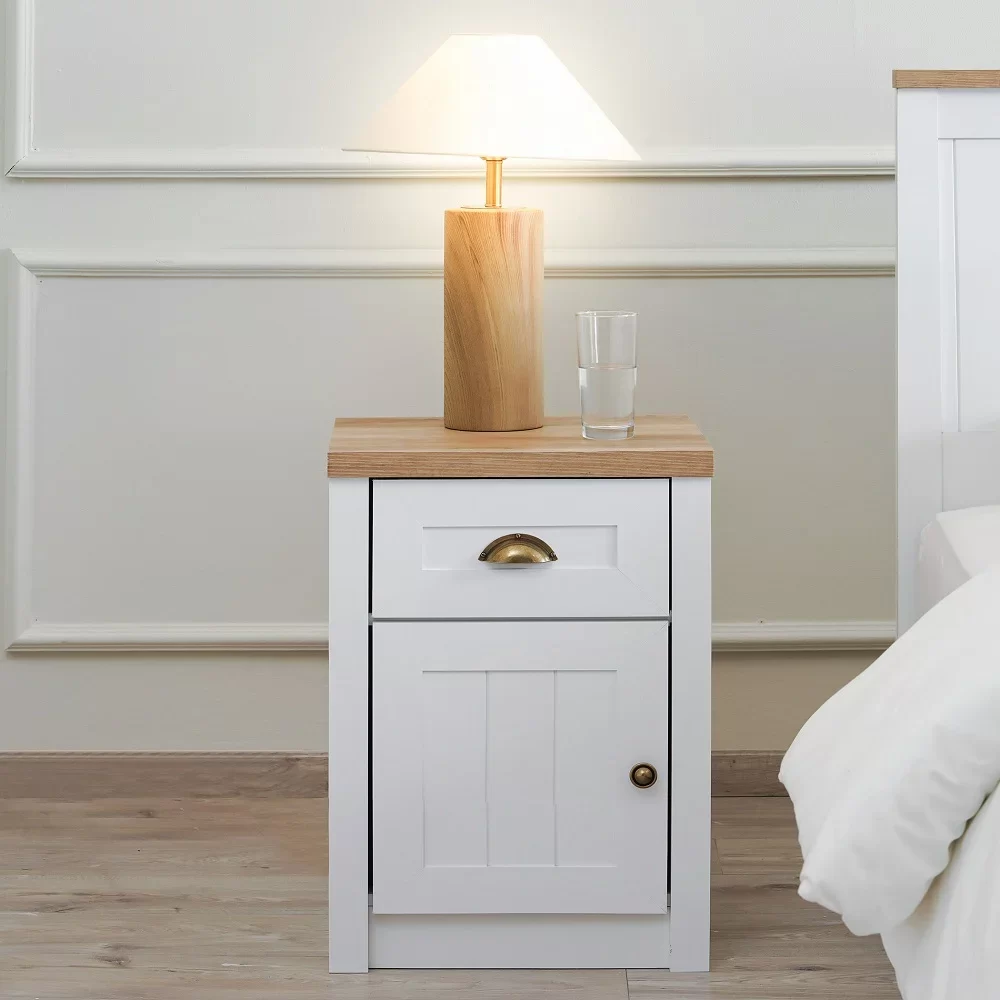 Oak Wood Nightstand 4