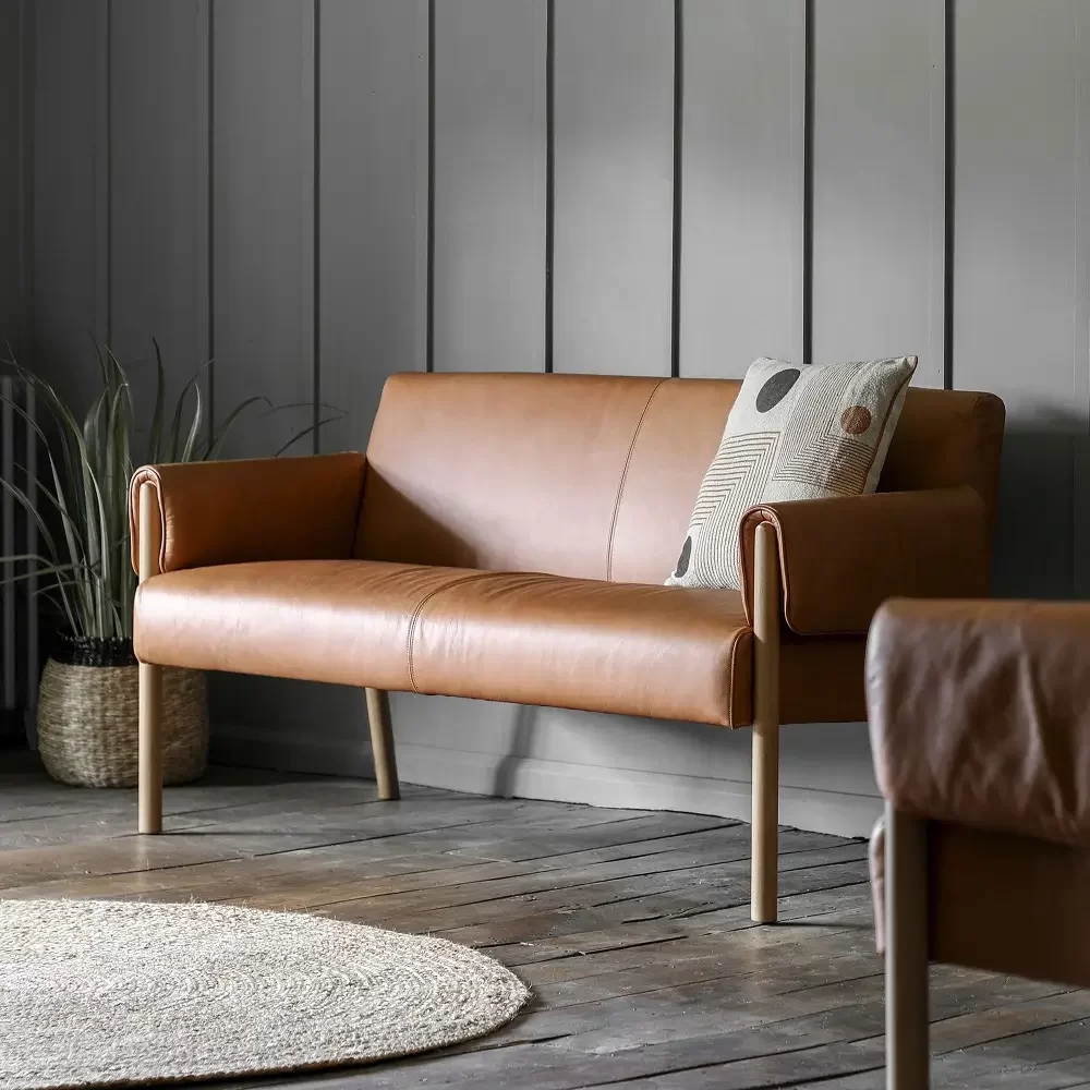 Oak Wood Sofa S7
