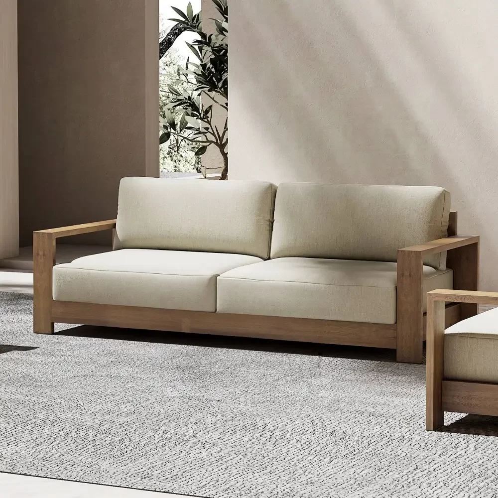 Oak Wood Sofa S8