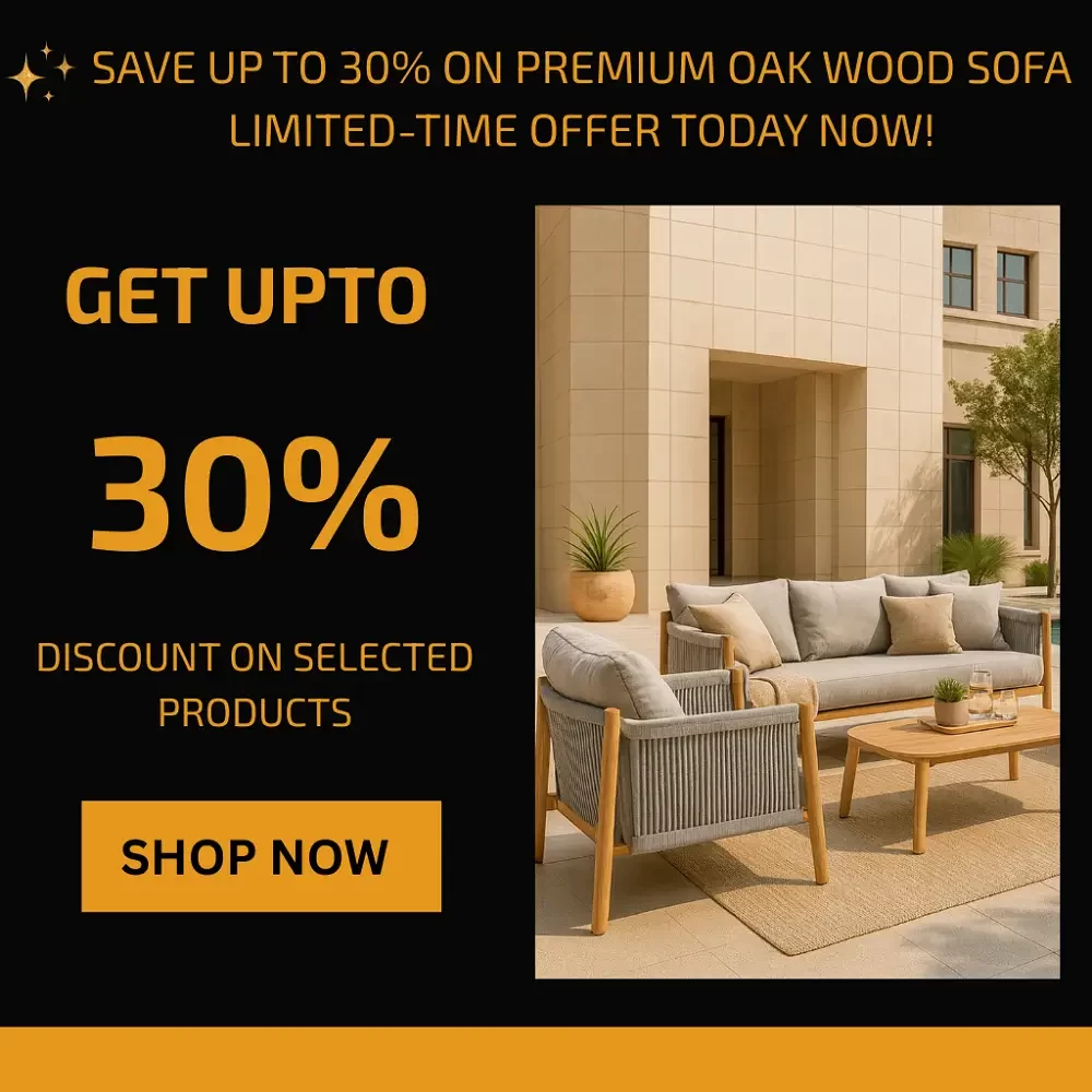 Oak Wood Sofas