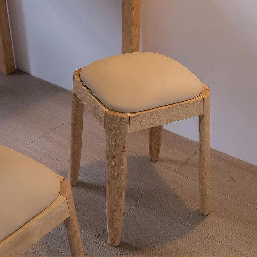 Oak Wood Stool S4