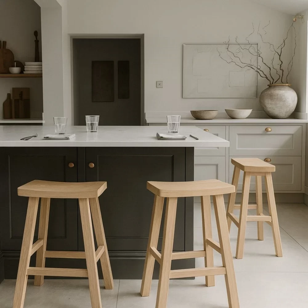 Oak Wood Stools [Residential]