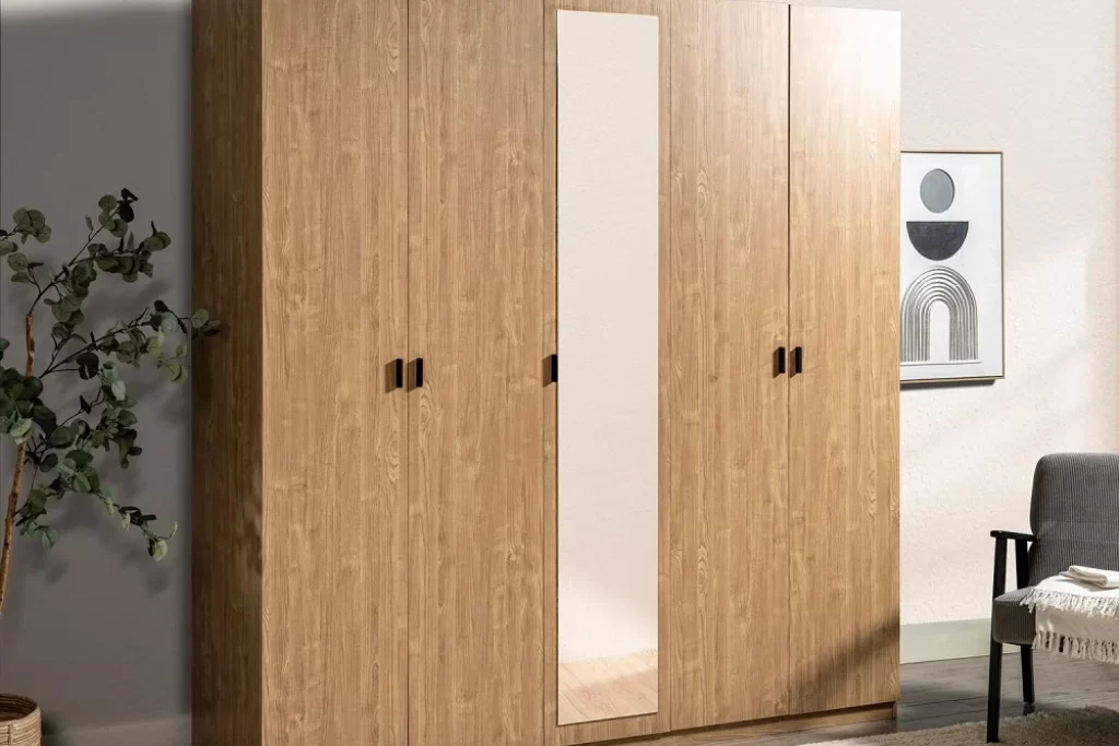 Oak Wood Wardrobe