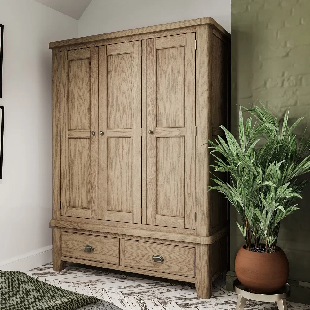 Oak Wood Wardrobe