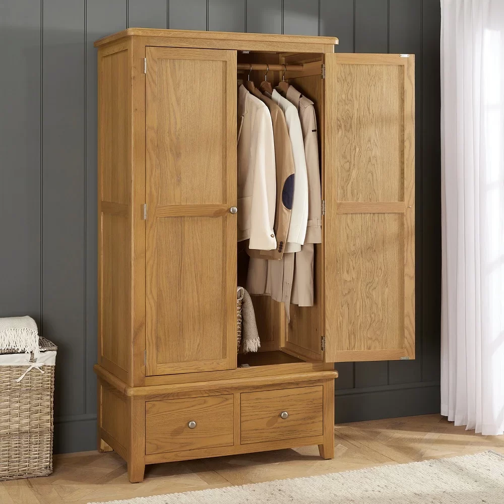 Oak Wood Wardrobe 8
