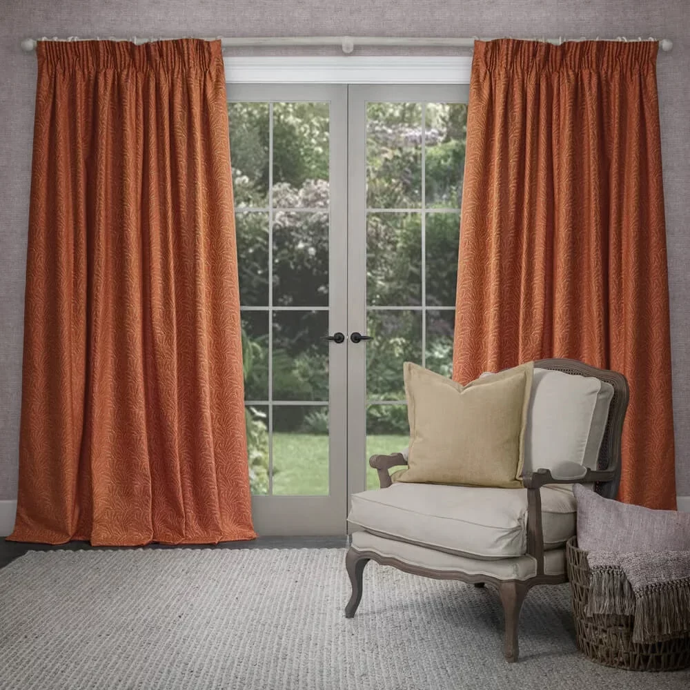 Orange Curtains