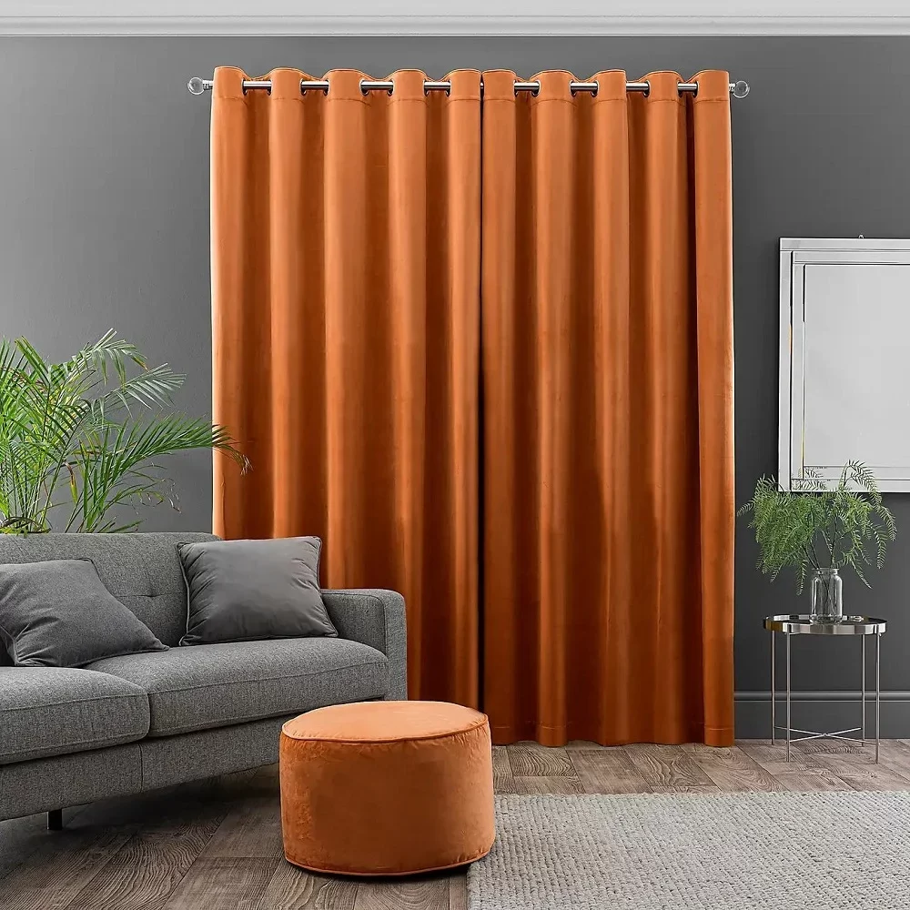Orange Curtains