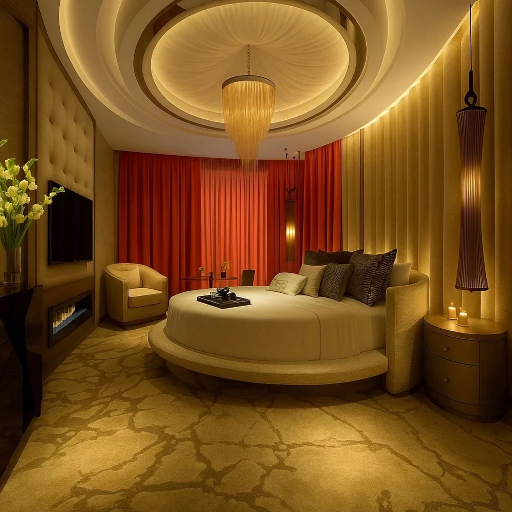 Orange Curtains for Residential