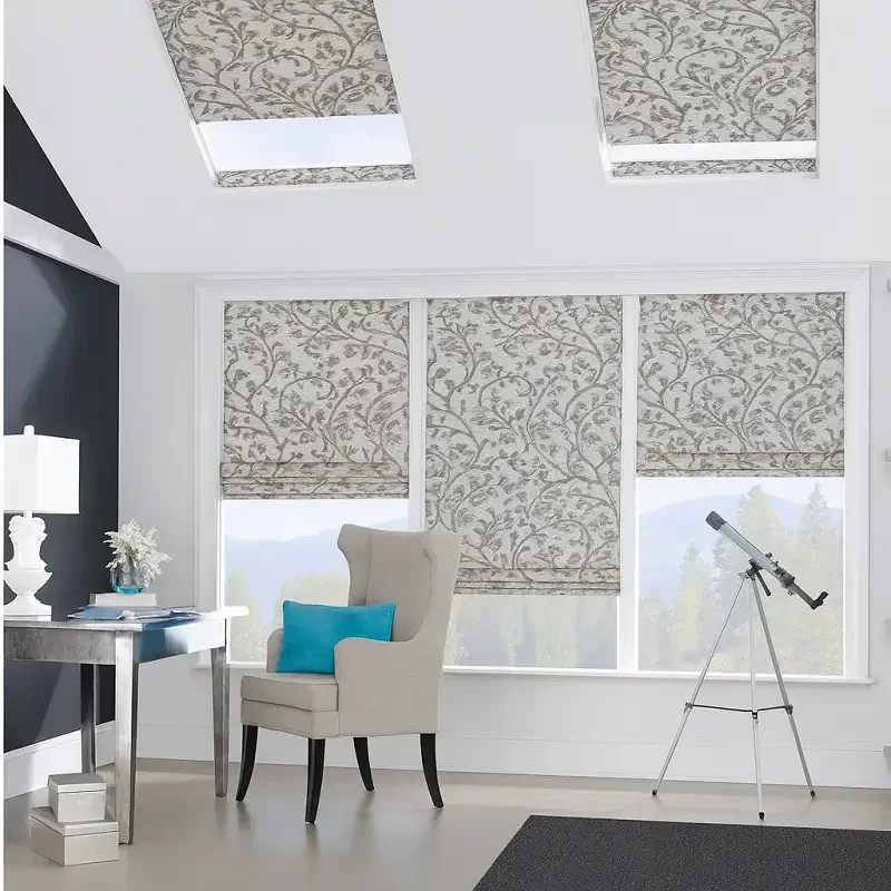 Patterned Roman Blinds