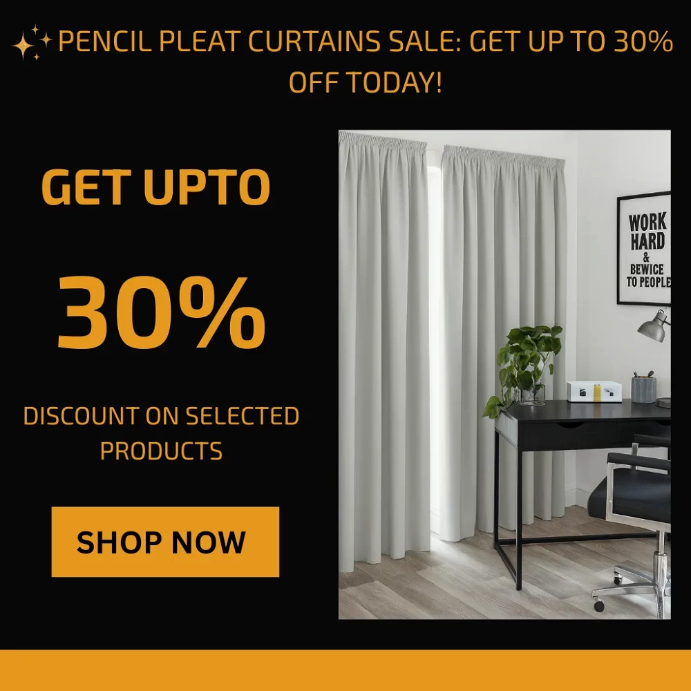 Pencil Pleat Curtains