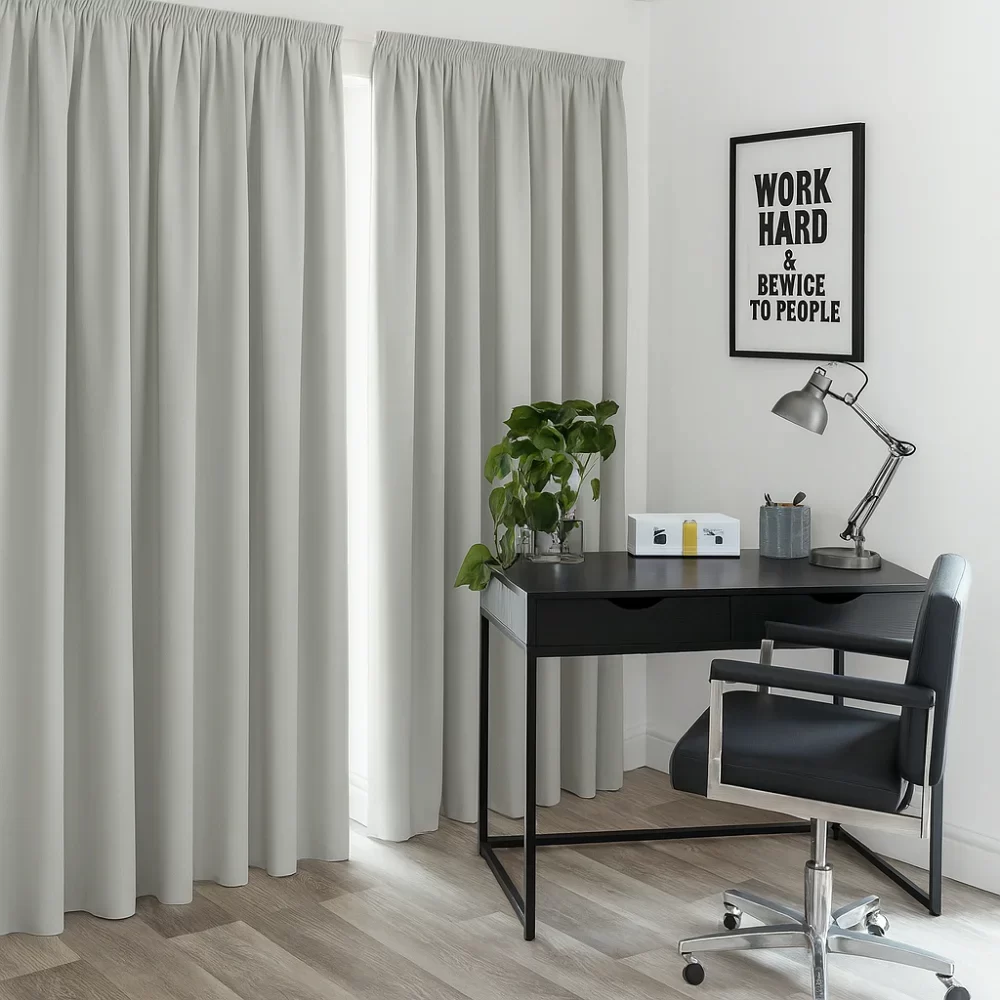 Pencil Pleat Curtains Commercial