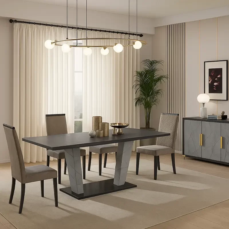 Pinch Pleat Linen Curtain