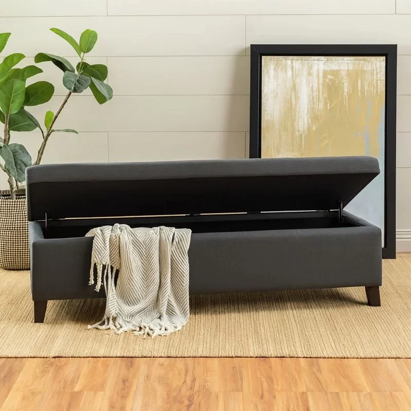 Rectangle Ottoman [Storage Rectangle Ottoman }