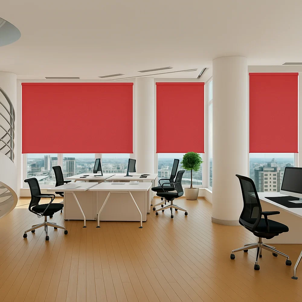 Red Blinds for Commercial