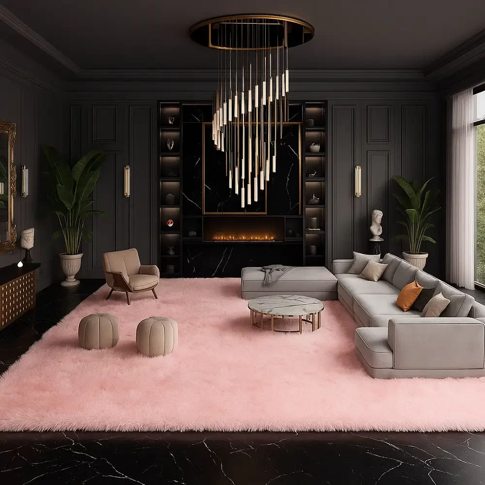 Residential Pink Rugs