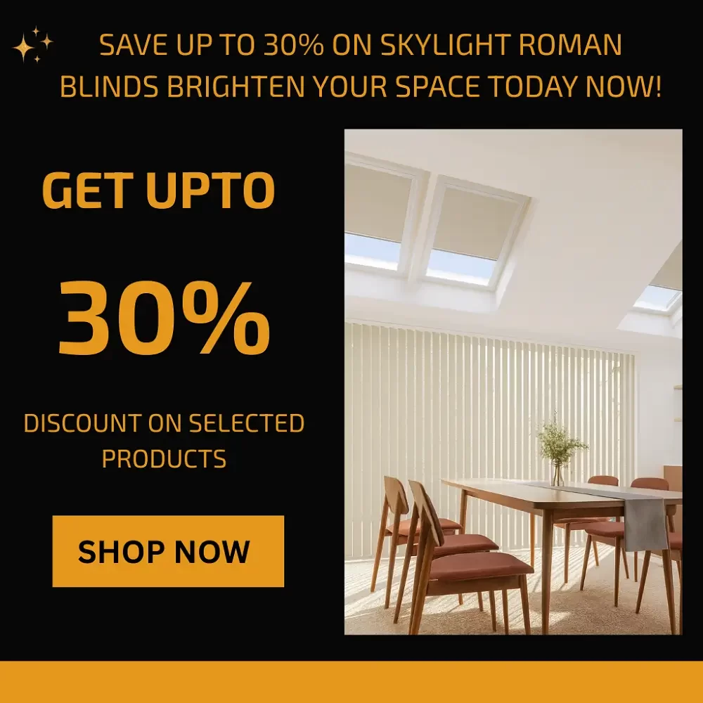 Skylight Roman Blinds