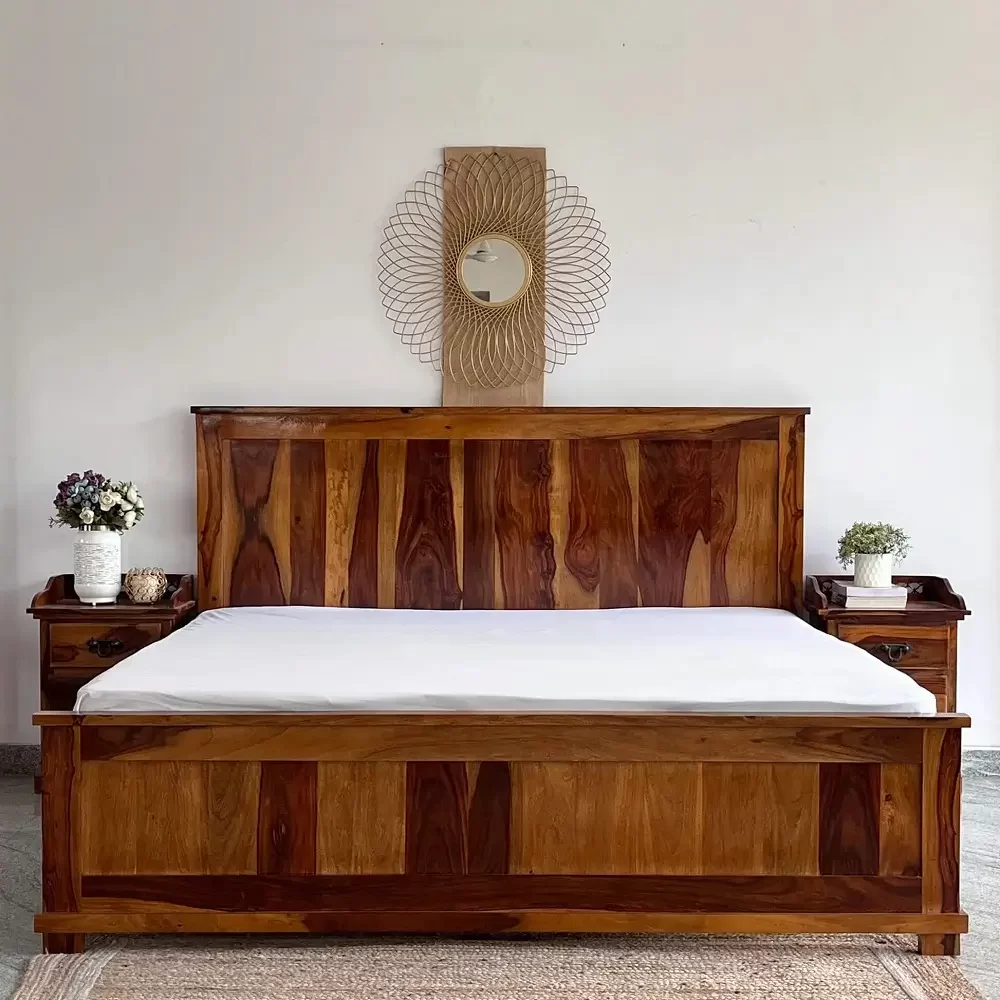 Solid Wood Bed