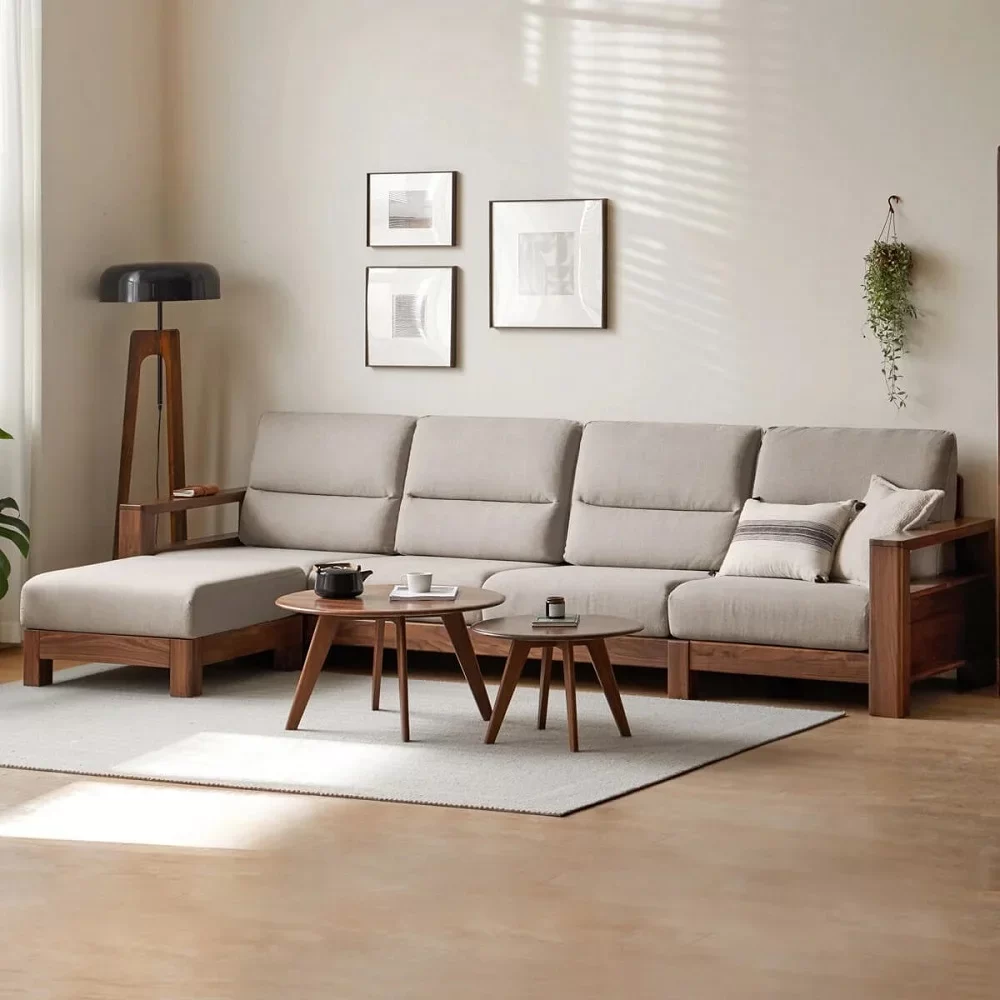 Solid Wood Sofa S2