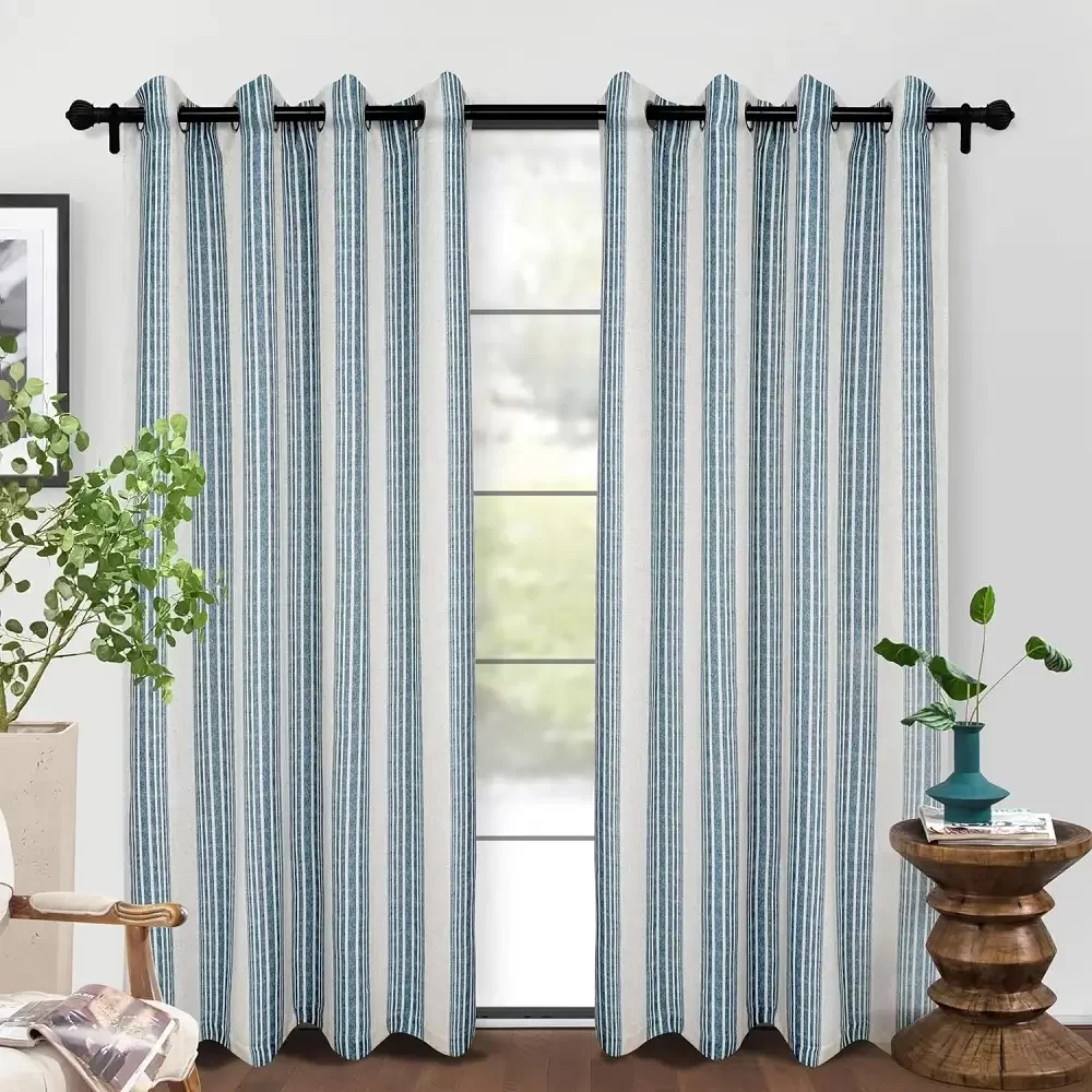 Striped Blackout Curtains