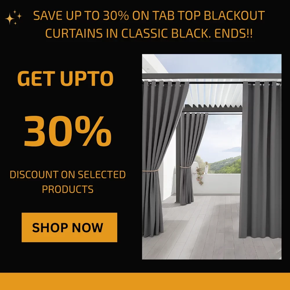 Tab Top Blackout Curtains