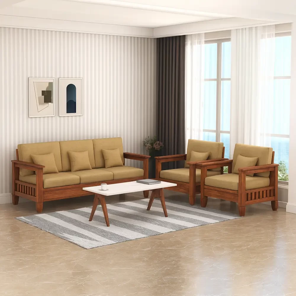 Teak Wood Sofa Residential