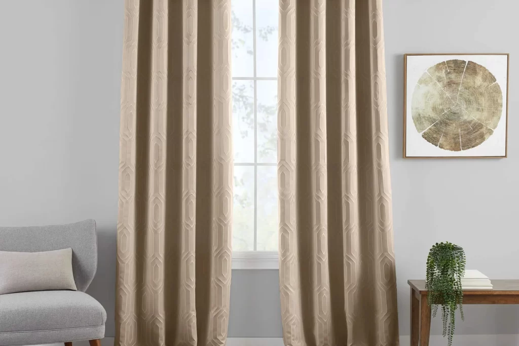 Textured Blackout Curtains