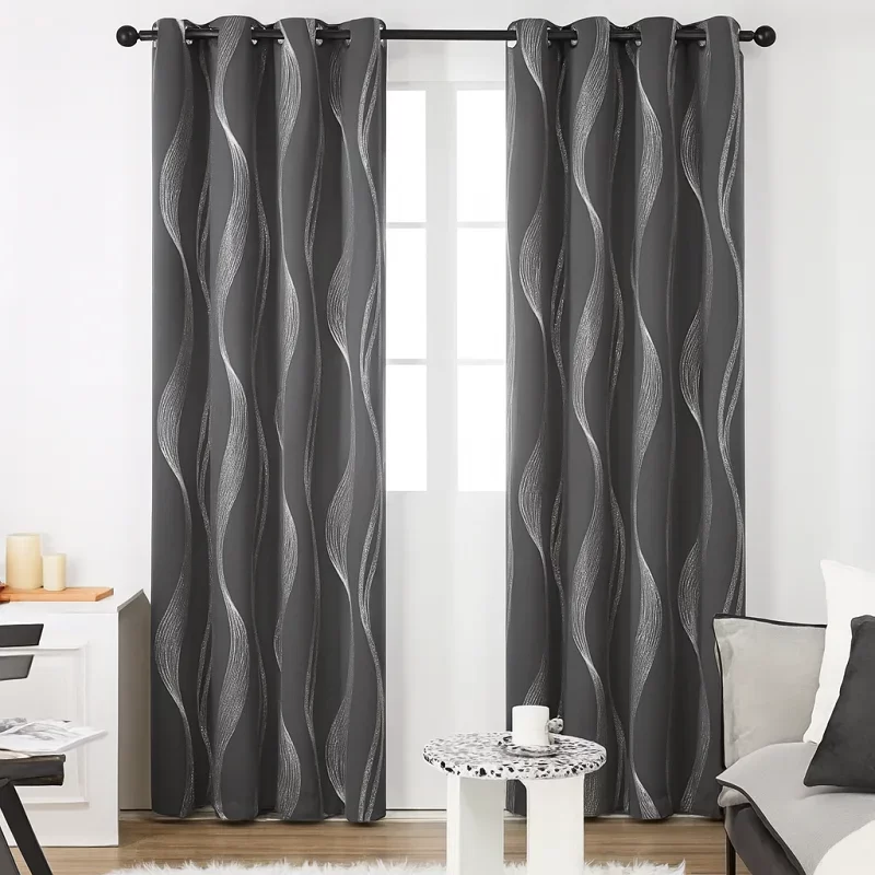 Thermal Printed Blackout Curtains