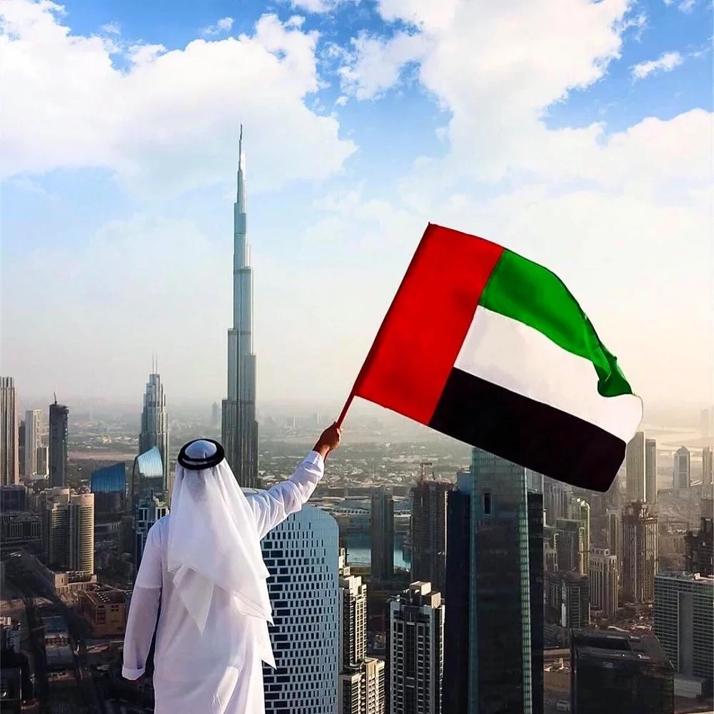 UAE flags