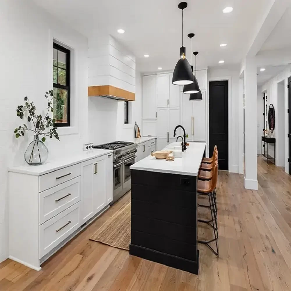 White Modern Kitchen Renovation