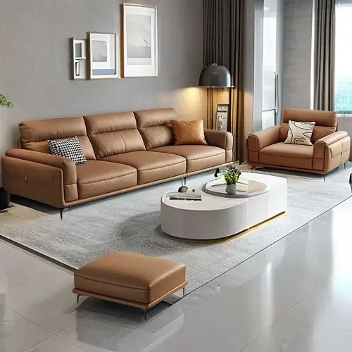 leather sofa set