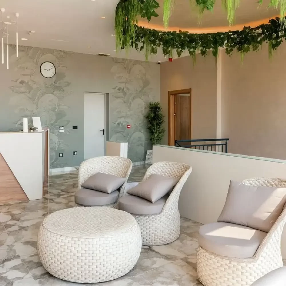 round ottoman Commercial